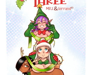  manga The Christmas Three, group , blowjob 