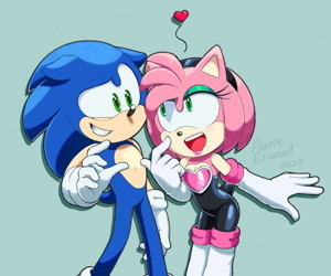 mangá Amy Rouge, amy rose , furry , sonic the hedgehog 