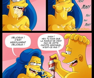  manga - The Simpsons - Un noël blanc et.., bart simpson , marge simpson , anal , big penis  cheating