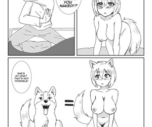 Manga Życie z A pies Dziewczyna 1, transformation , kemonomimi 