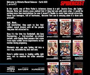 manga spidercest 8, threesome 
