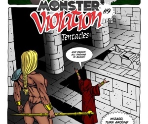 Manga potwór naruszenie 9 macki, monster , rape 