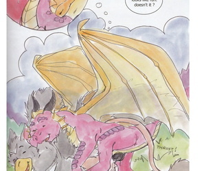 el manga Dragón servicio anuncio, furry  yaoi